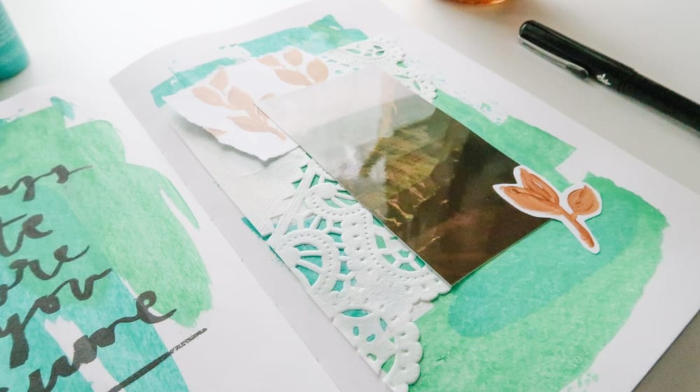 Creating an Art Journal Page Using the Recipe Technique - image 2 - student project