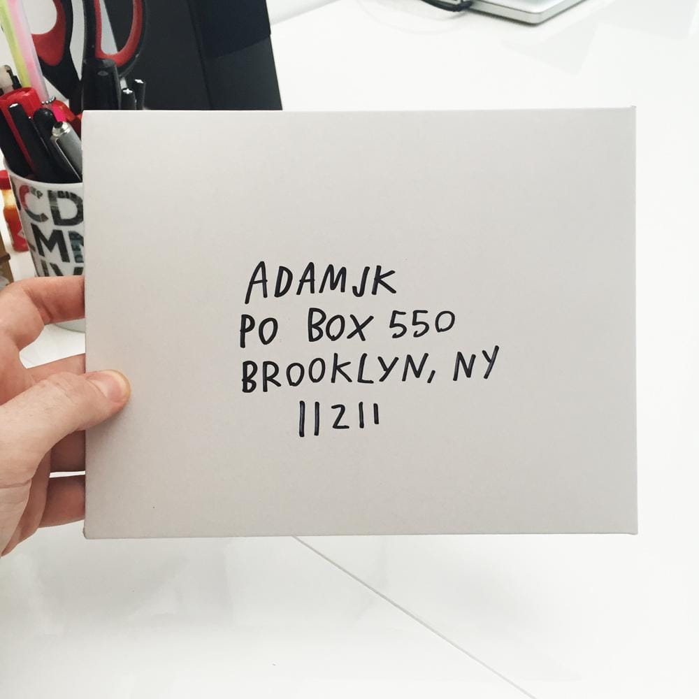 ADAMJK Envelope Manifesto – Summer 2015 - image 1 - student project