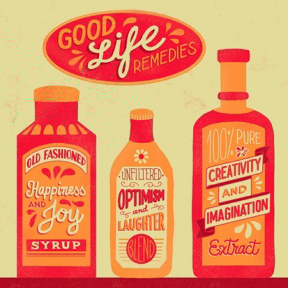 Font menu & lettering and illustration challenge - image 2 - student project