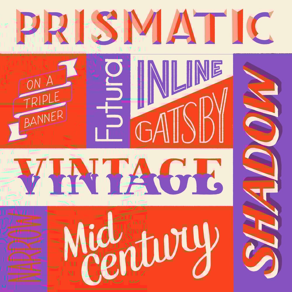 Font menu & lettering and illustration challenge - image 4 - student project