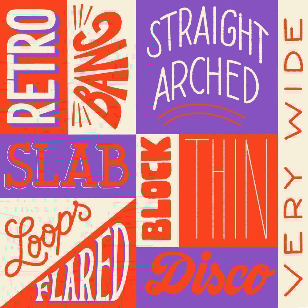 Font menu & lettering and illustration challenge - image 6 - student project