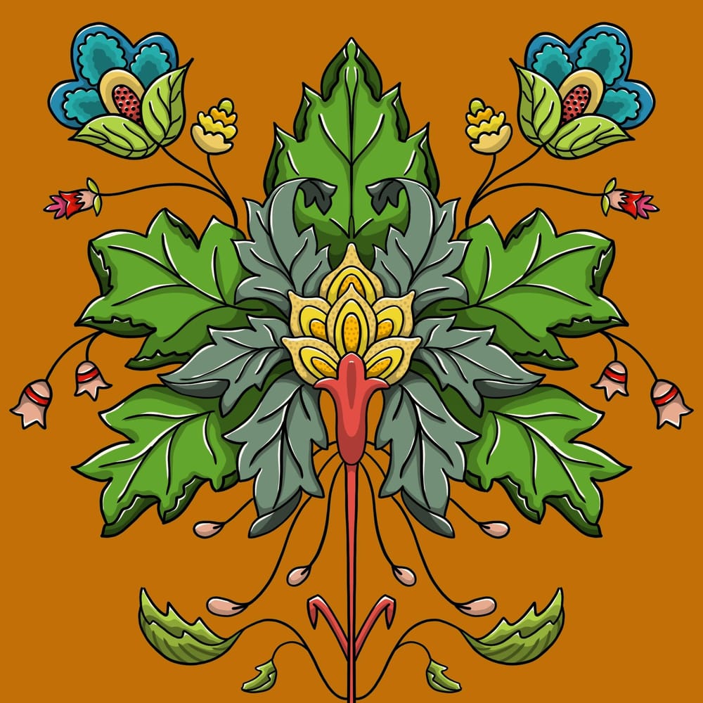 Indian Floral Inspiration - image 4 - student project