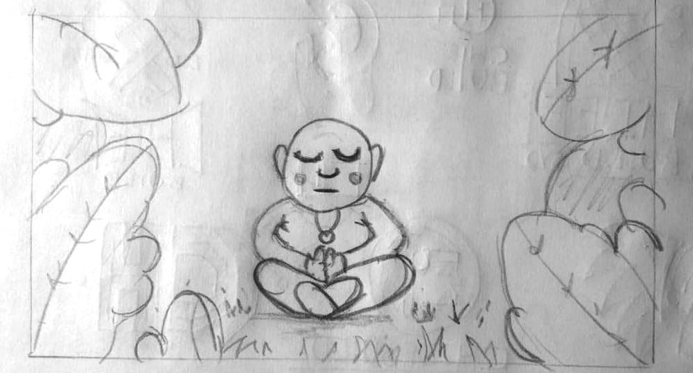 The Calm Monk - image 1 - student project