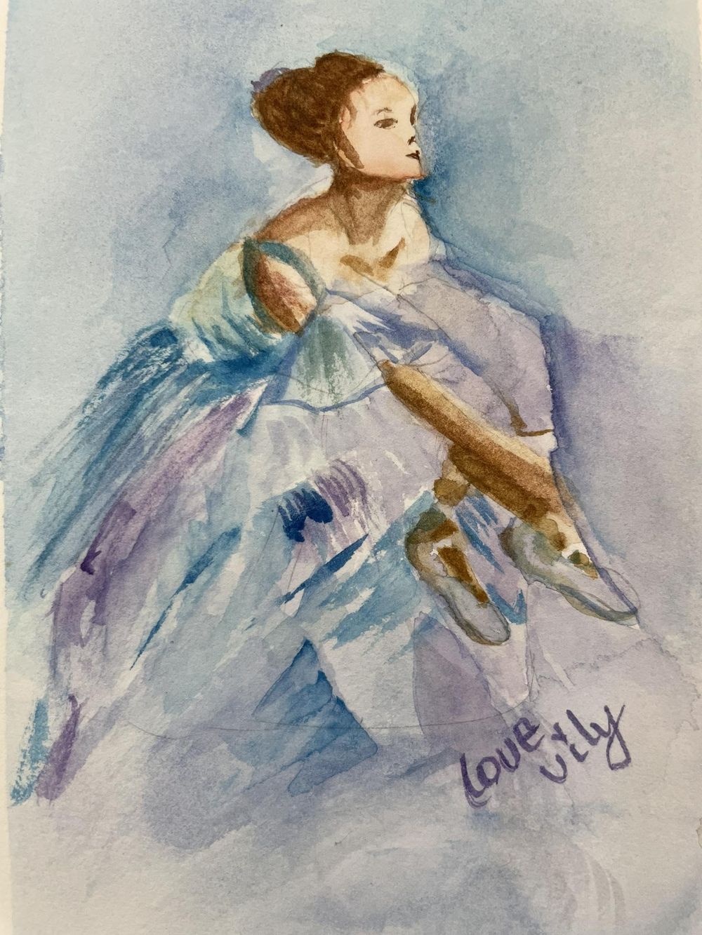 summer blossom walkway & ballerina girl - image 1 - student project