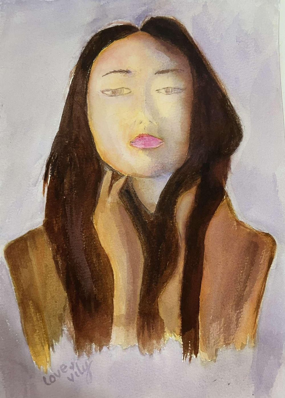 watercolour portraiture essentials:painting skintones - image 1 - student project