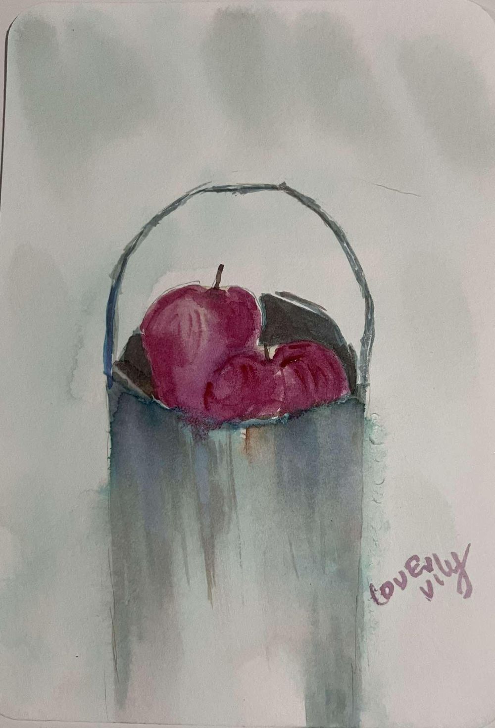 apple in a bucket - image 1 - student project