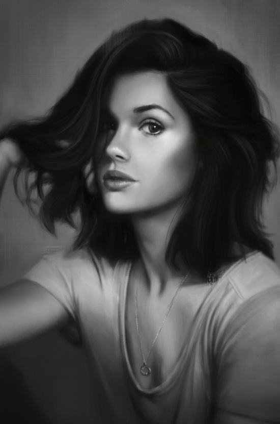Digital Portrait Painting - image 2 - student project