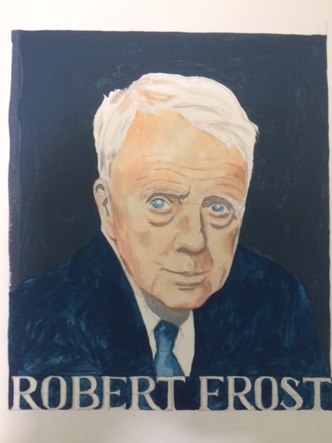 Portrait of Robert Frost - image 2 - student project
