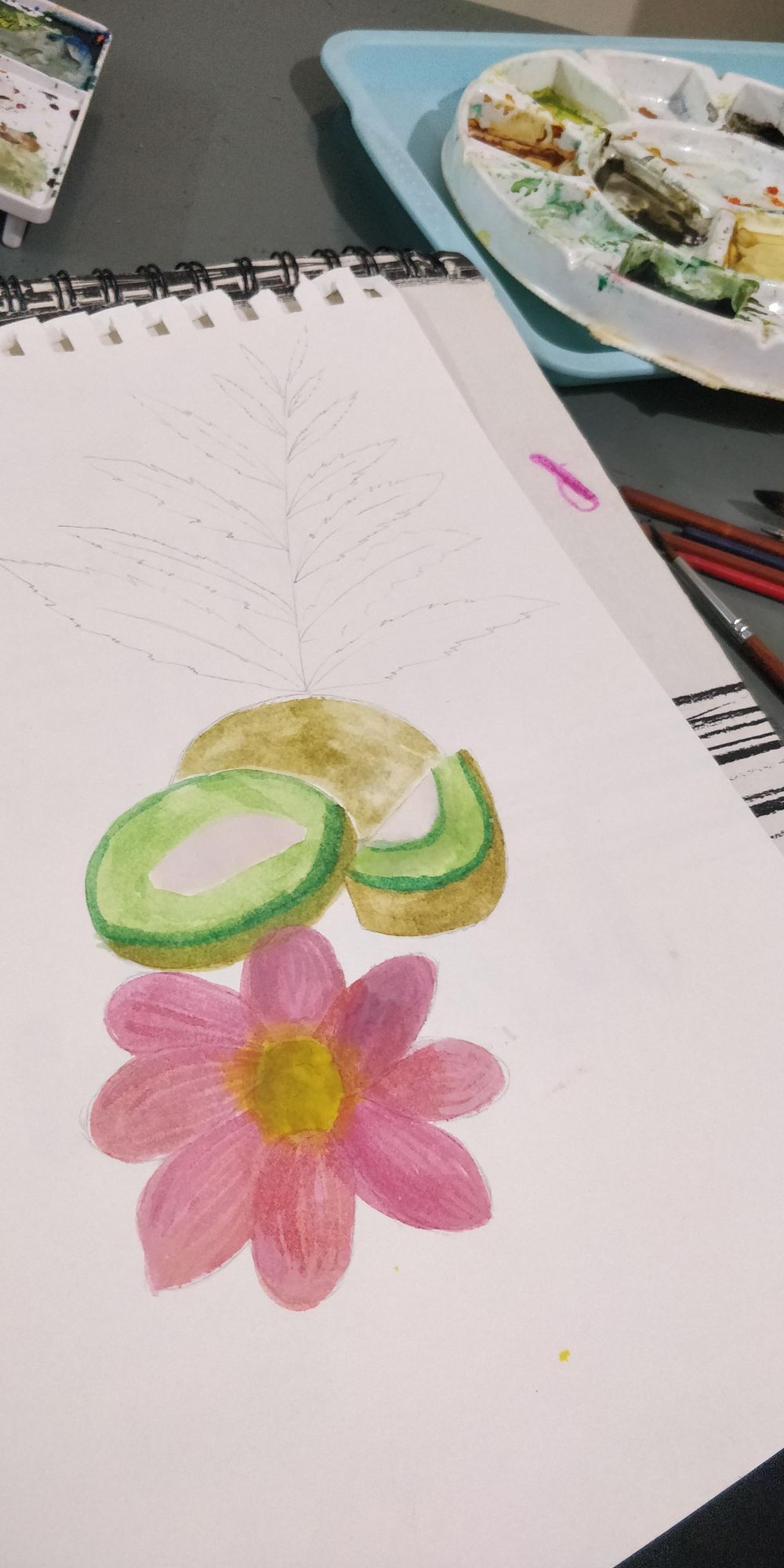 First attempt in watercolor painting - image 1 - student project