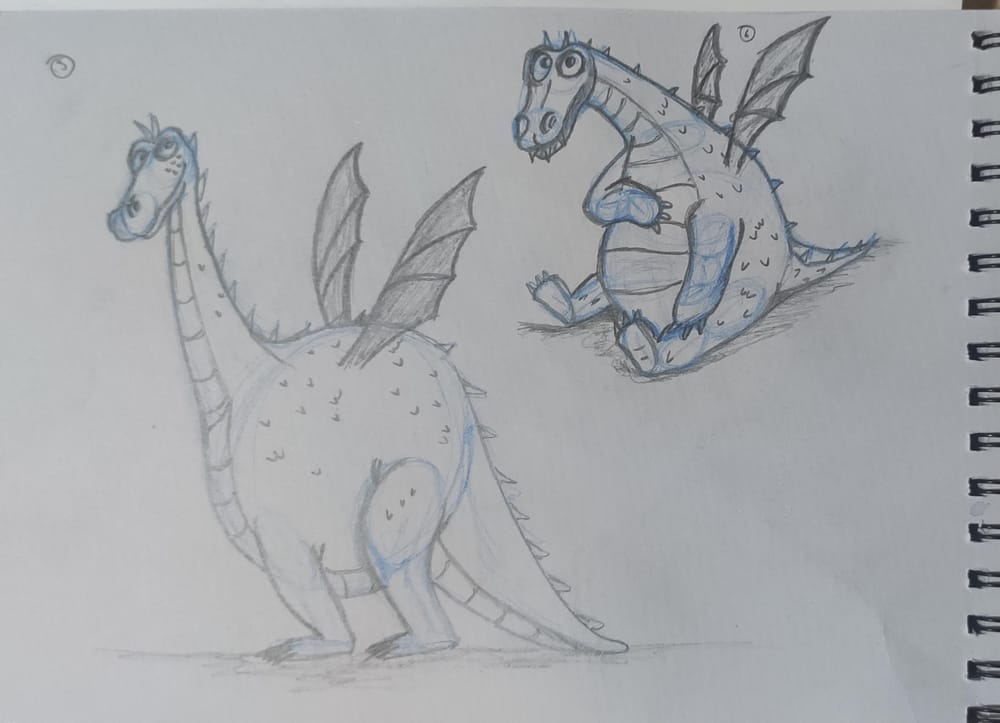 My first dragons ever drawn - image 2 - student project