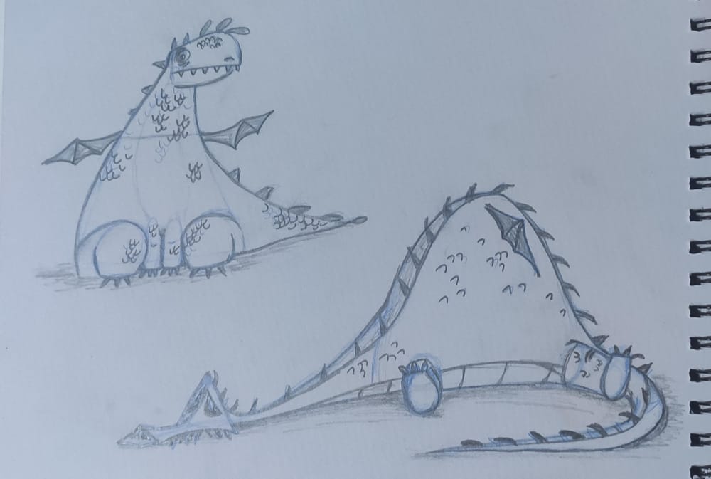 My first dragons ever drawn - image 5 - student project