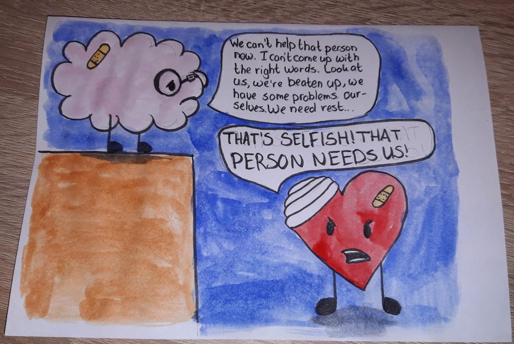Discussion between Brain and Heart - image 2 - student project