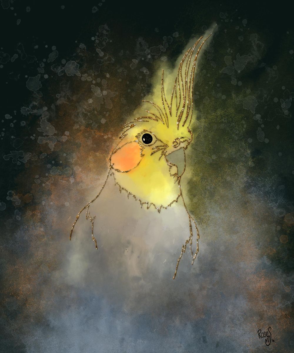 Line art animal portraits in procreate - image 4 - student project
