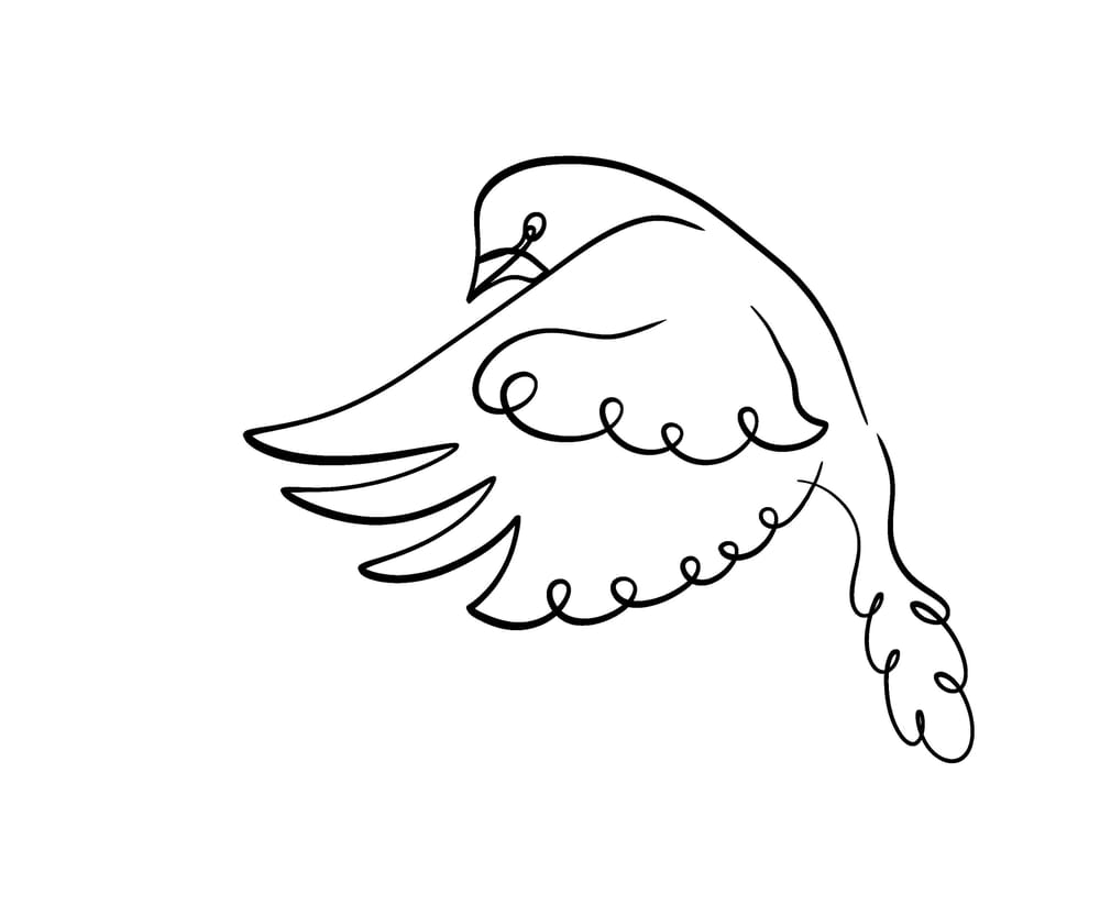 One line art tattoo - image 2 - student project