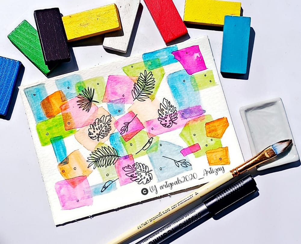 Getting creative with abstract art - image 5 - student project