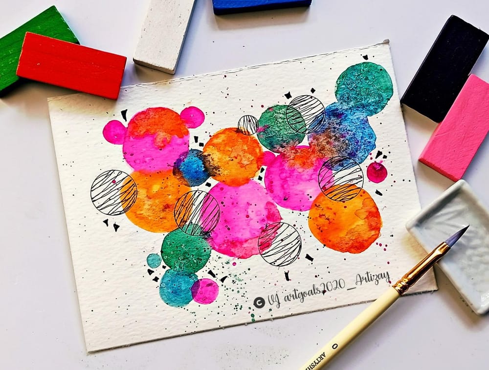 Getting creative with abstract art - image 2 - student project