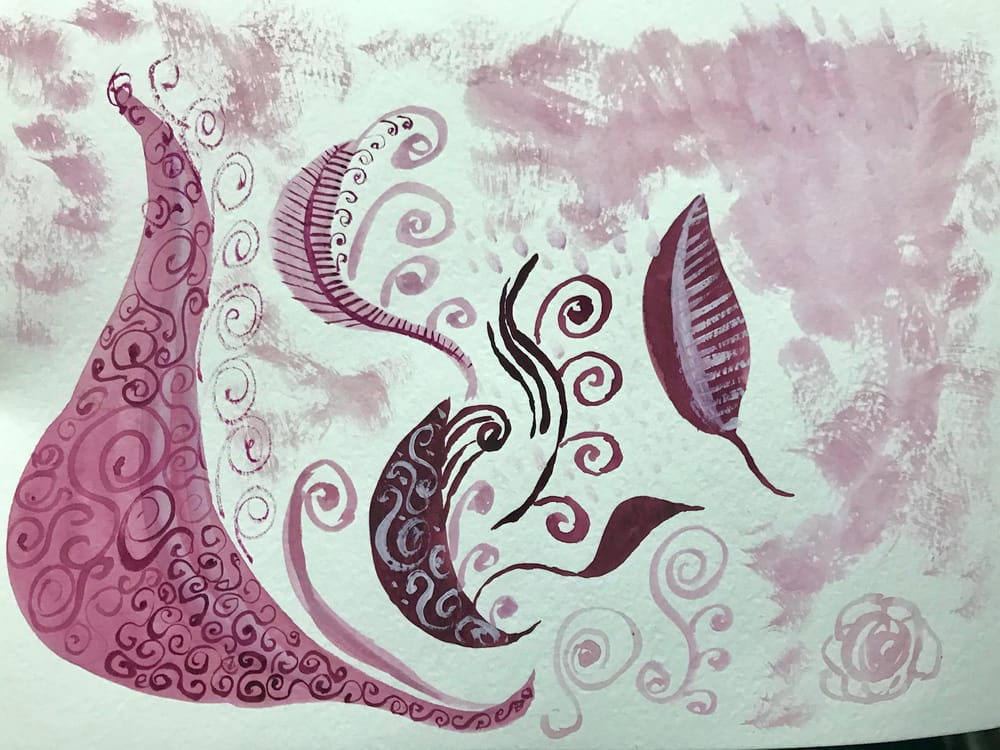 Abstract Watercolor - image 1 - student project
