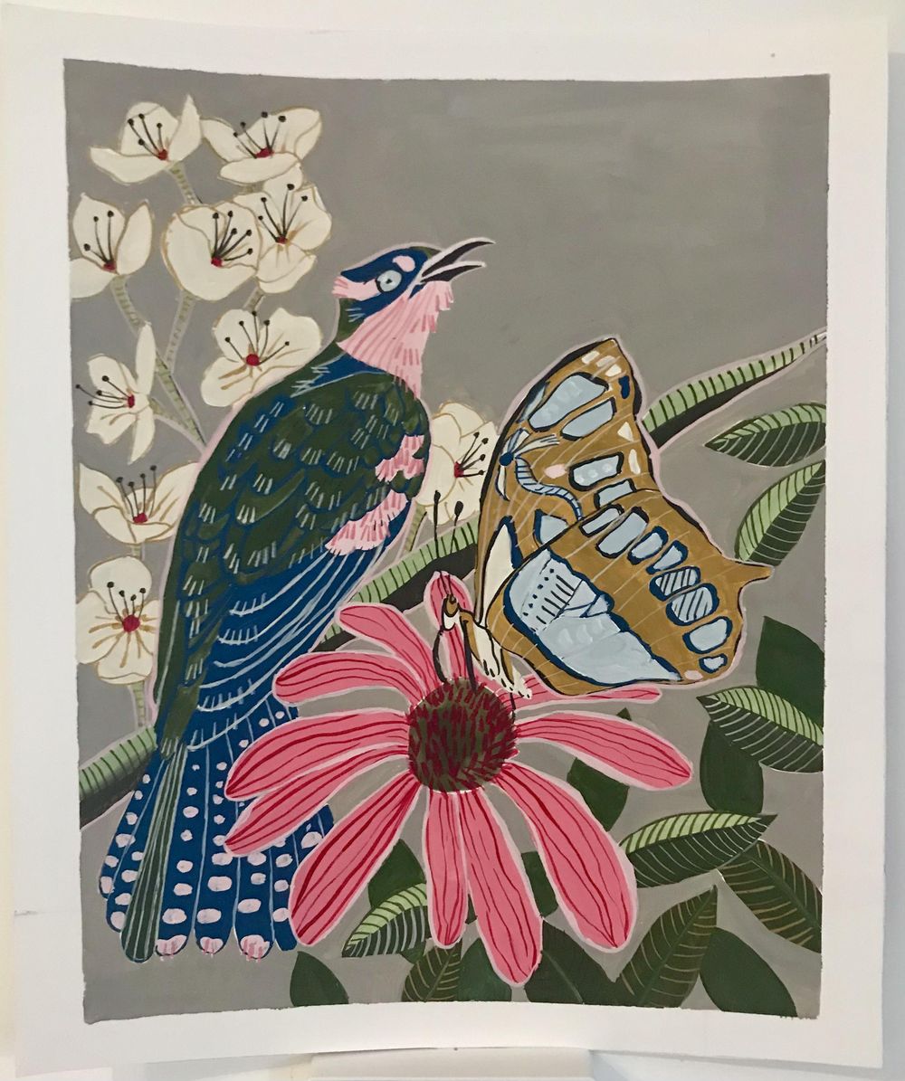 Birds, butterflies and flowers, oh my! - image 4 - student project