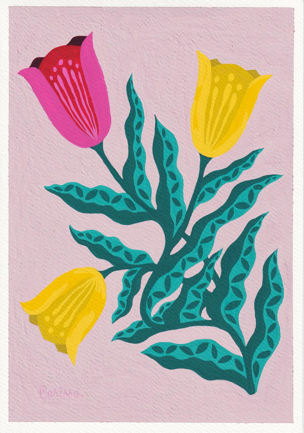 Painting Warm & Cool Colors in Gouache - image 2 - student project