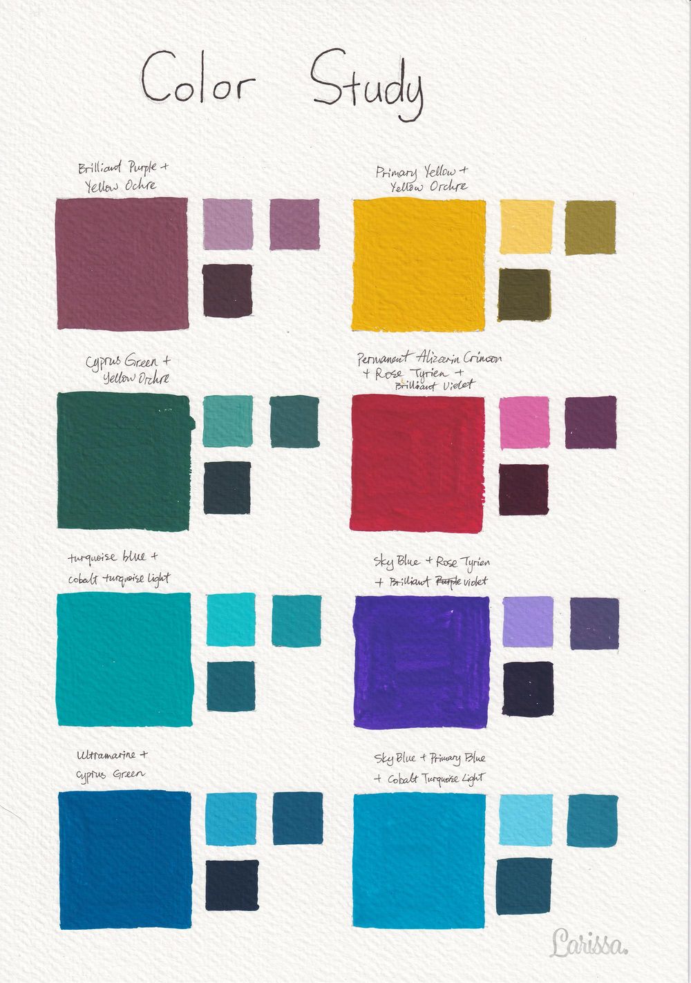Painting Warm & Cool Colors in Gouache - image 1 - student project