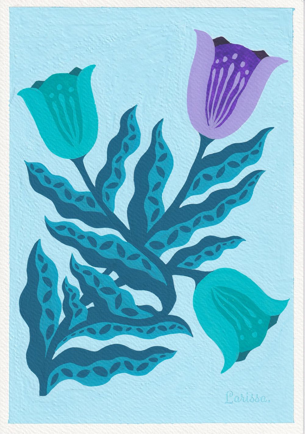 Painting Warm & Cool Colors in Gouache - image 3 - student project
