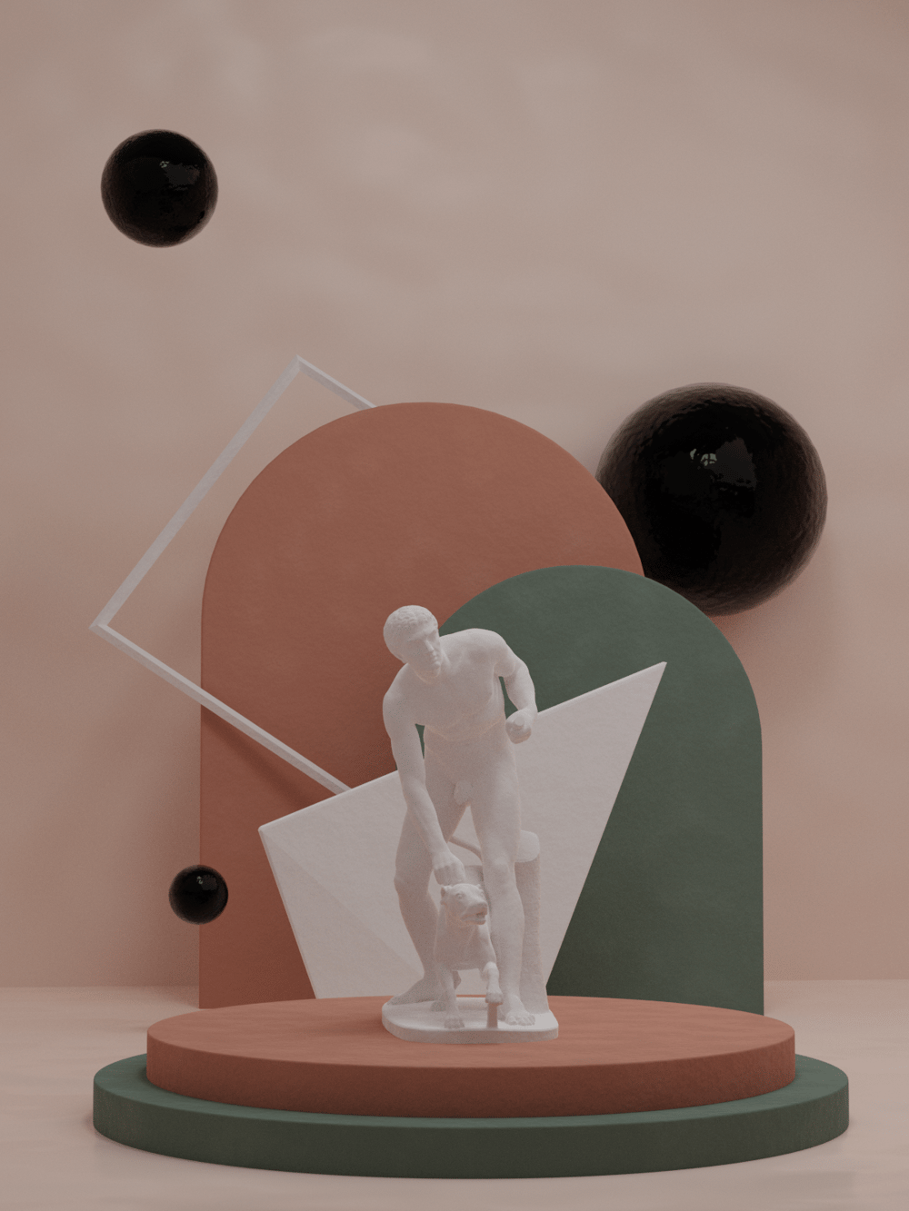 Minimal Geometric Scene - image 1 - student project
