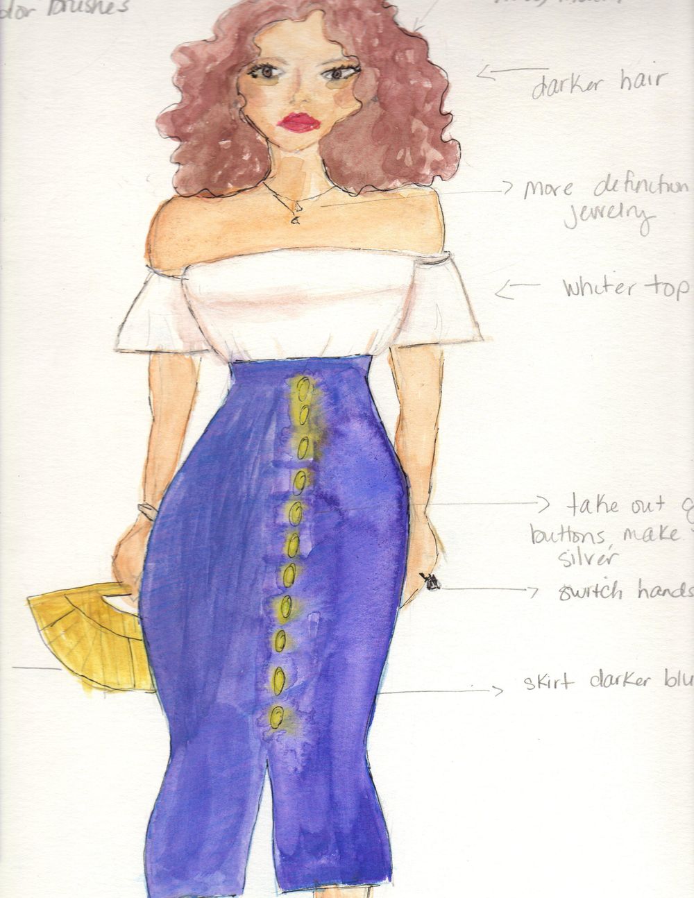 Fashion Illustration for Beginners - image 2 - student project