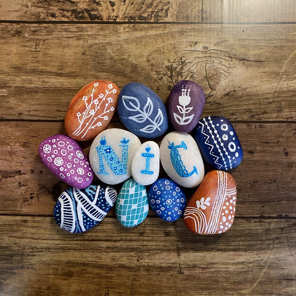 My painted stones - image 1 - student project