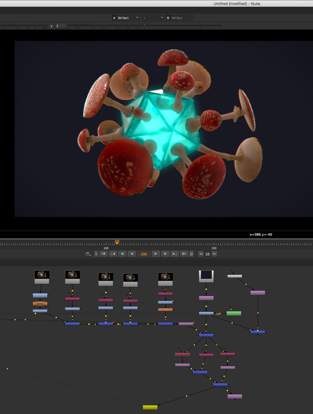 Enchanted Mushroom Crystal - image 1 - student project
