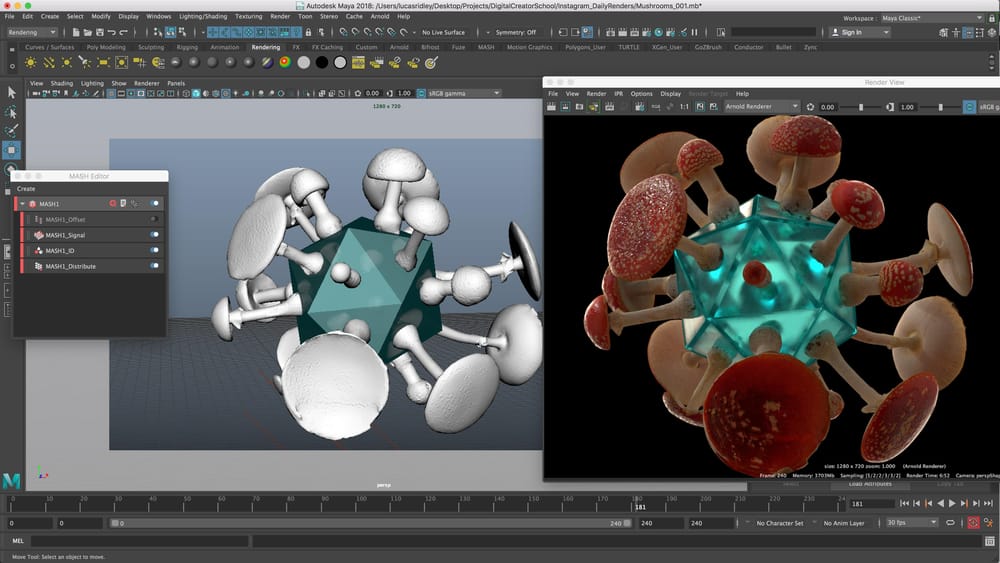 Enchanted Mushroom Crystal - image 2 - student project