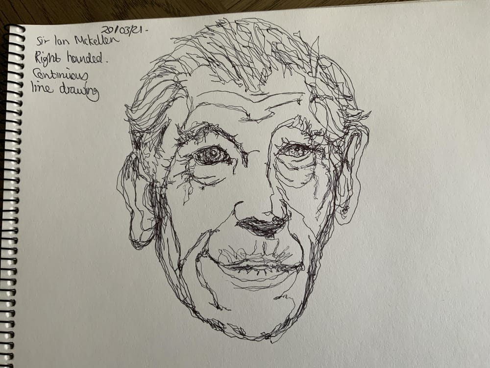 Non dominant hand exercise Skillshare Student Project