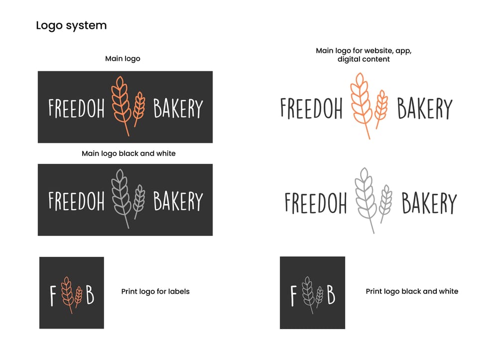 FreeDoh Bakery - image 5 - student project