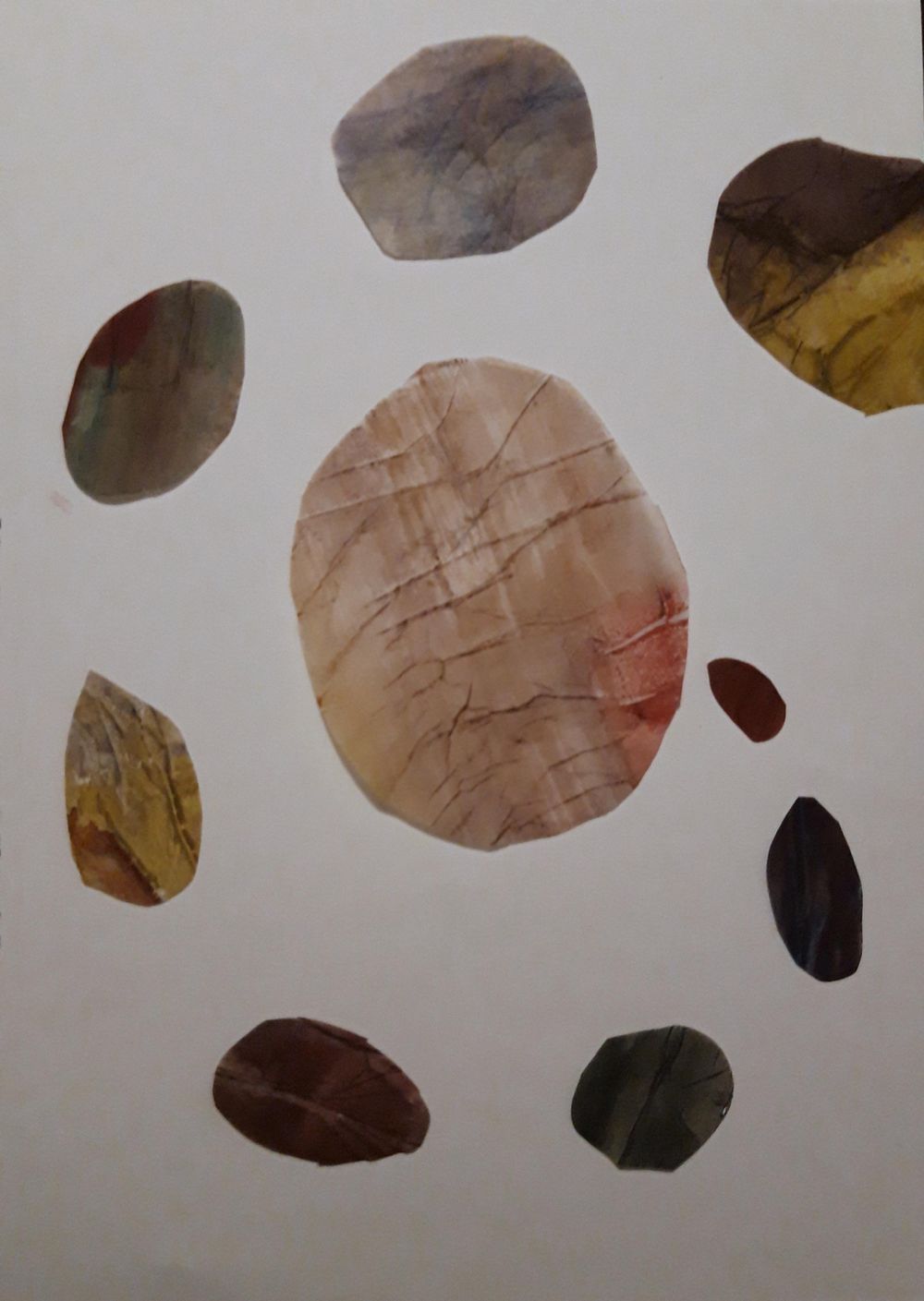 Collage with painted tissue paper - image 3 - student project