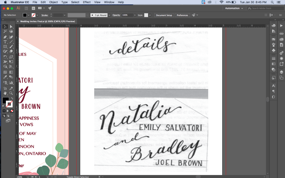 May Wedding Invites - image 11 - student project