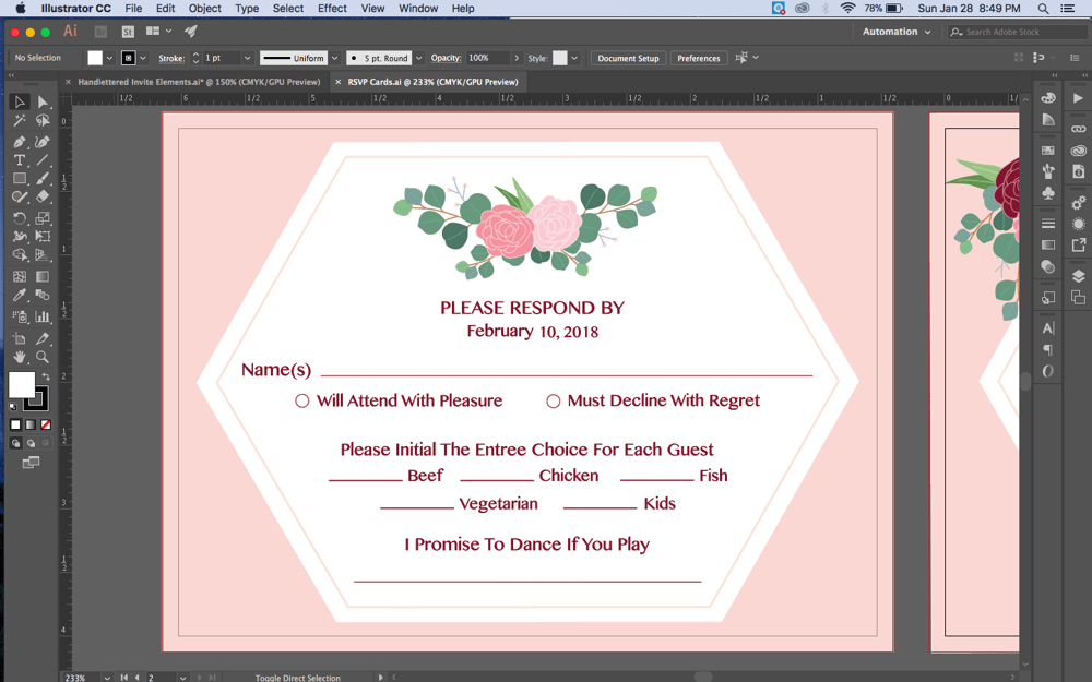 May Wedding Invites - image 18 - student project