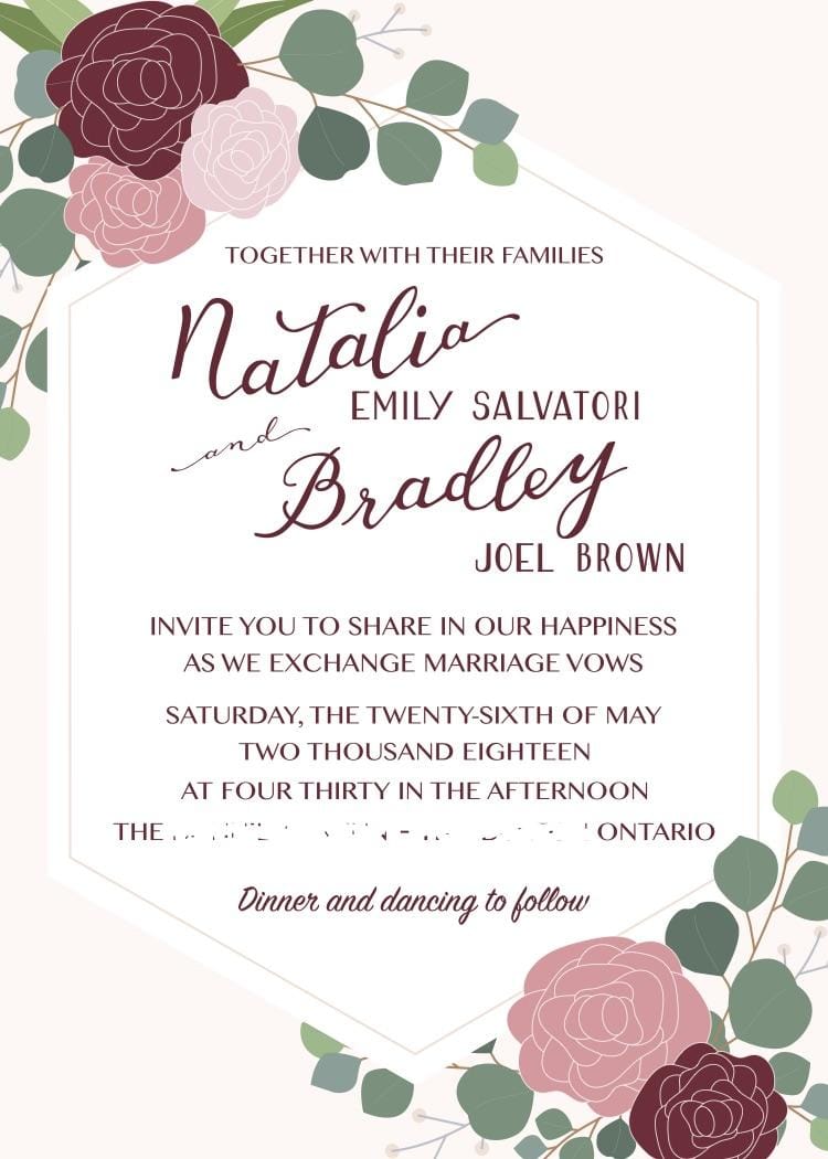 May Wedding Invites - image 13 - student project