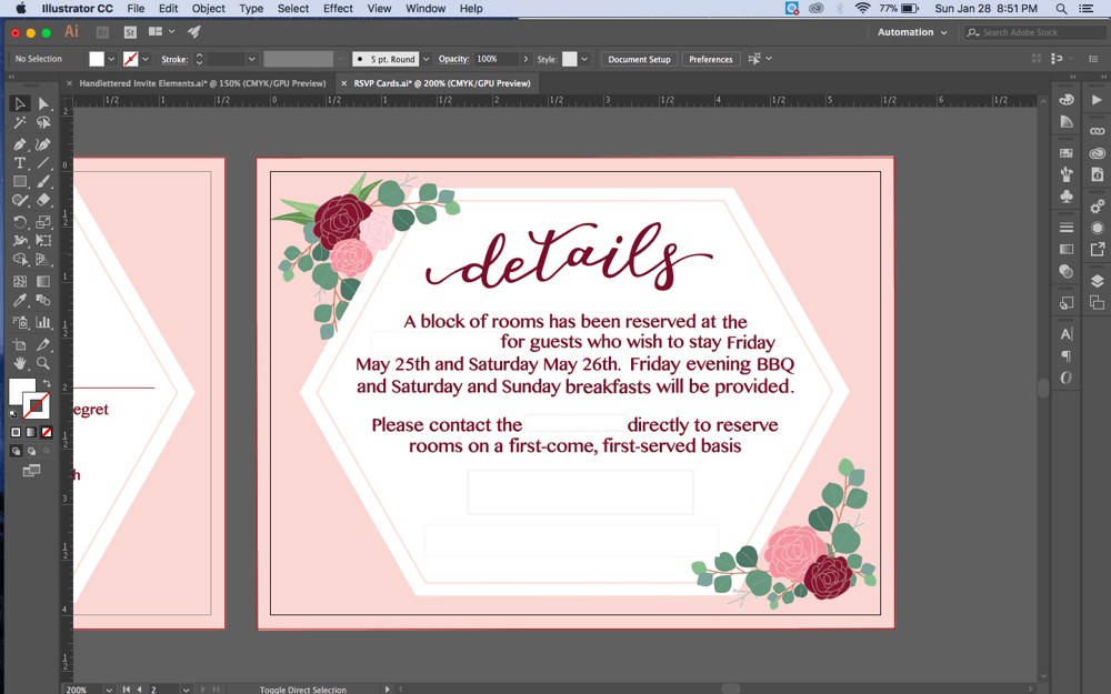 May Wedding Invites - image 17 - student project