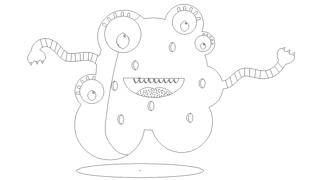 Burt the Blobby Monster - image 2 - student project
