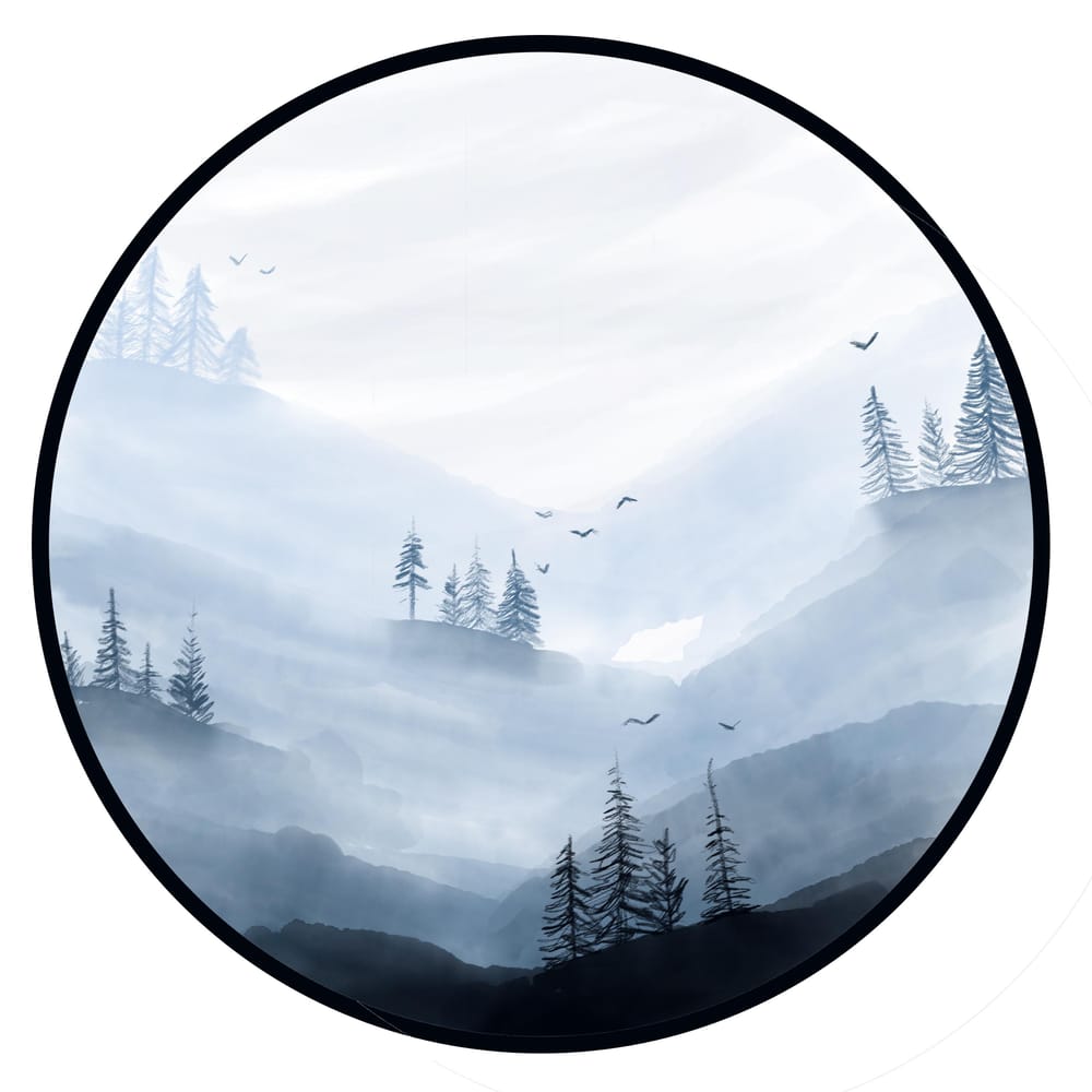Digital monochromatic forest - image 1 - student project
