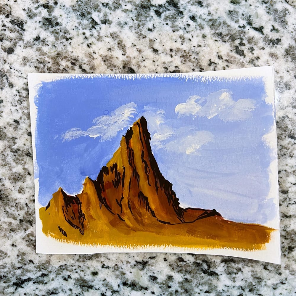Gouache landscapes - image 5 - student project