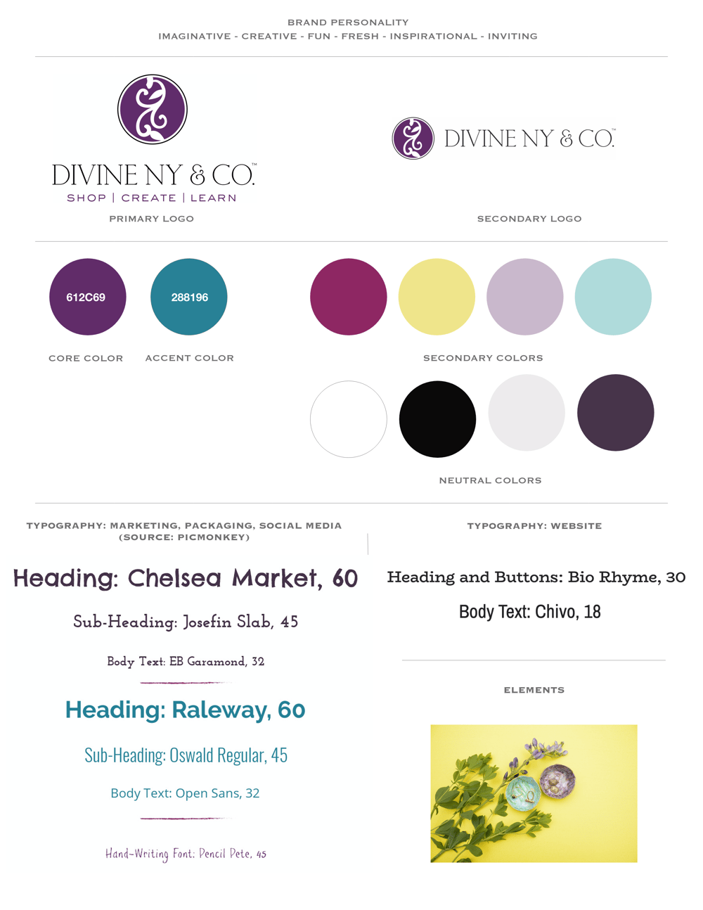 Brand Board - image 1 - student project