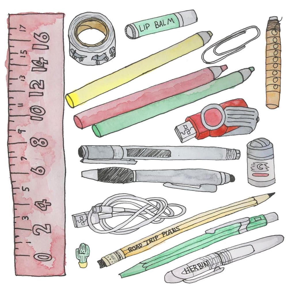 Everything in my pencil case - image 2 - student project