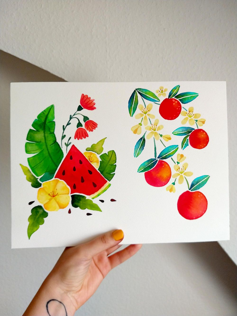 Tropical watercolors - image 5 - student project