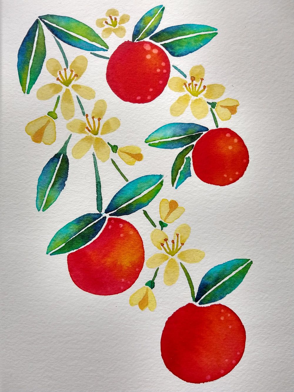 Tropical watercolors - image 2 - student project