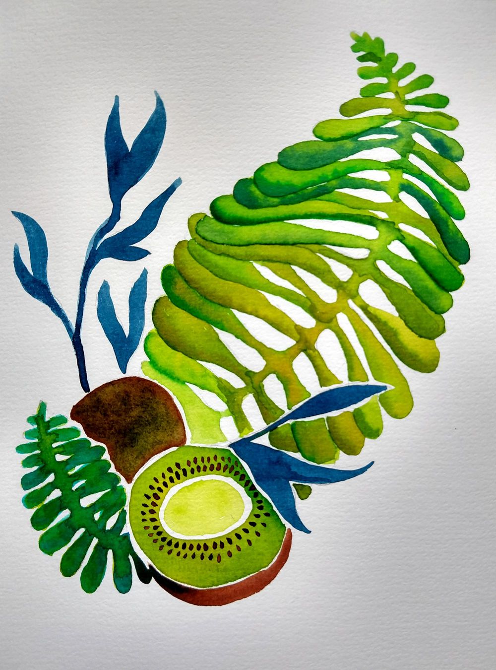 Tropical watercolors - image 4 - student project