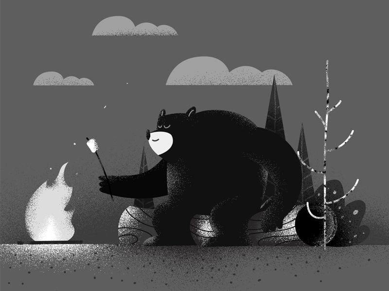 Campfire Bear - image 1 - student project