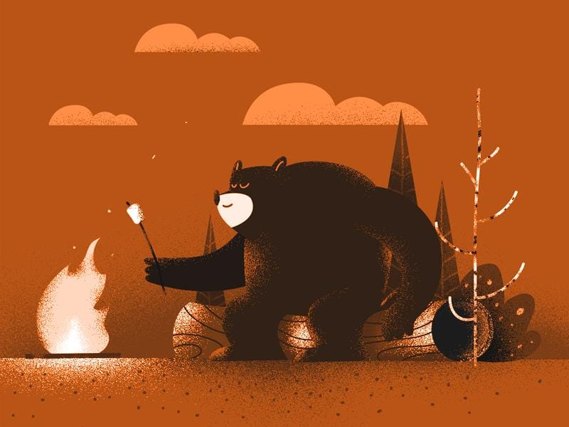 Campfire Bear - image 6 - student project