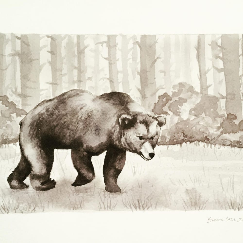 Bear and deer - image 1 - student project