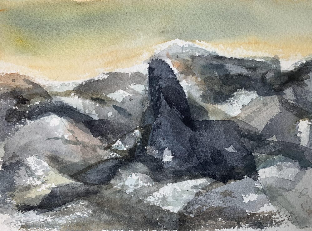 Watercolor landscape workshop - image 5 - student project