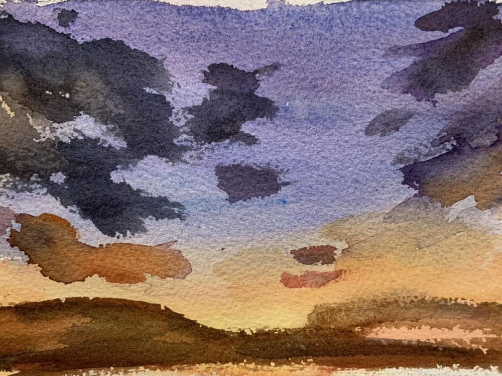 Watercolor landscape workshop - image 55 - student project